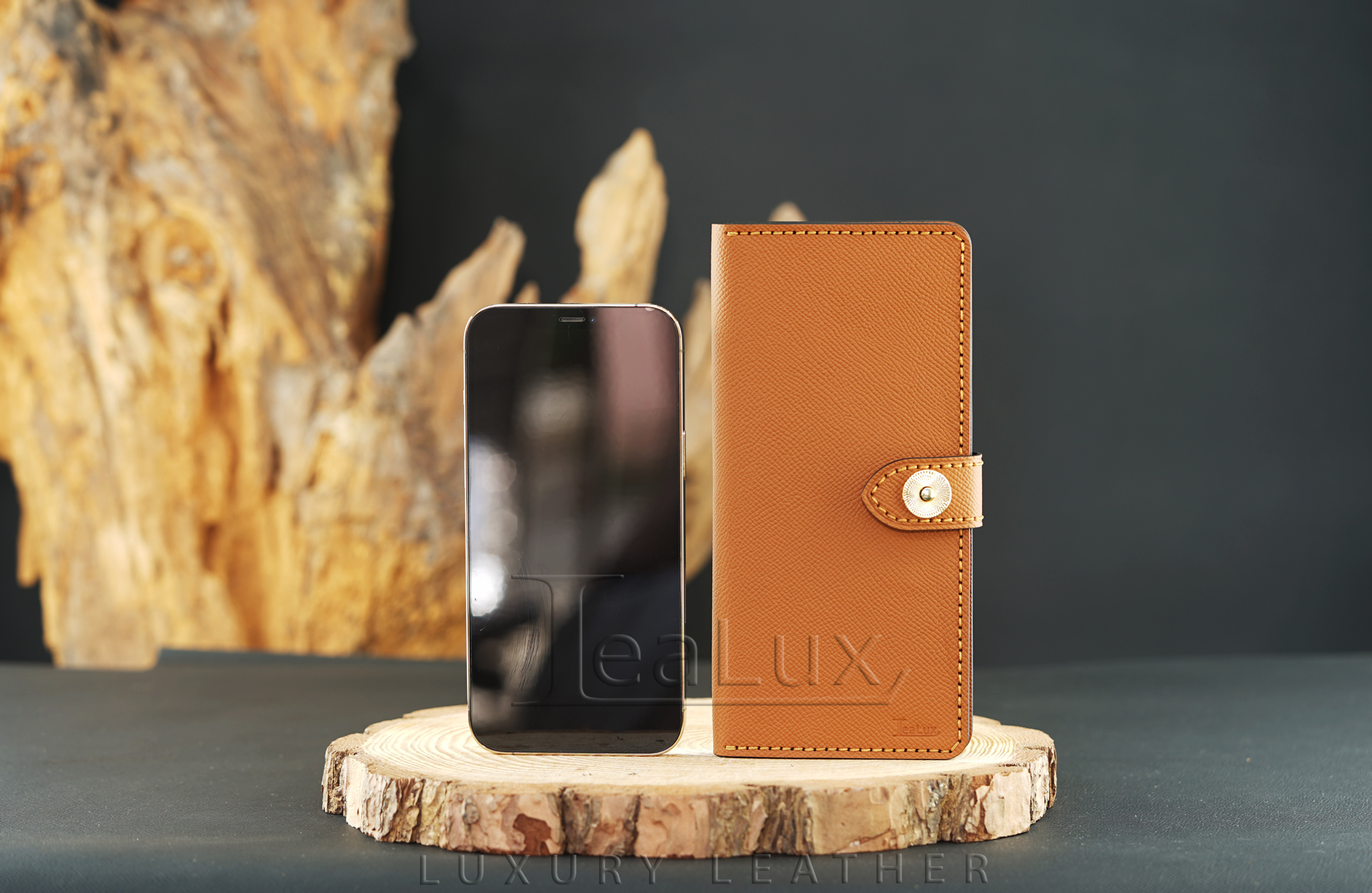 VÍ Dài Đựng Điện Thoại Handmade Cao Cấp Lealux Phone Wallet