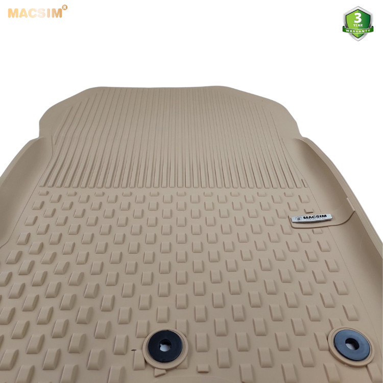 Thảm lót sàn ô tô nhựa Silicon Honda CIVIC 2012-2015 Beige Nhãn hiệu Macsim
