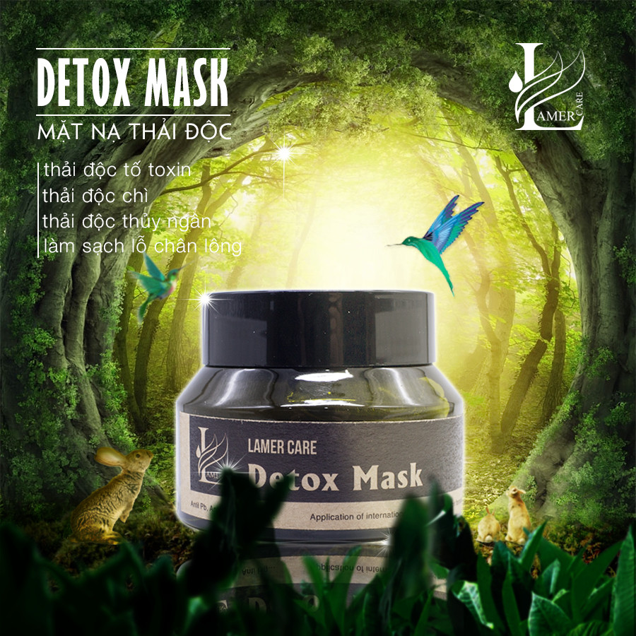 Mặt Nạ Thải Độc Lamer Care Detox Mask – Giải Độc Da, Hỗ Trợ Trị Mụn Hiệu Quả 60gr