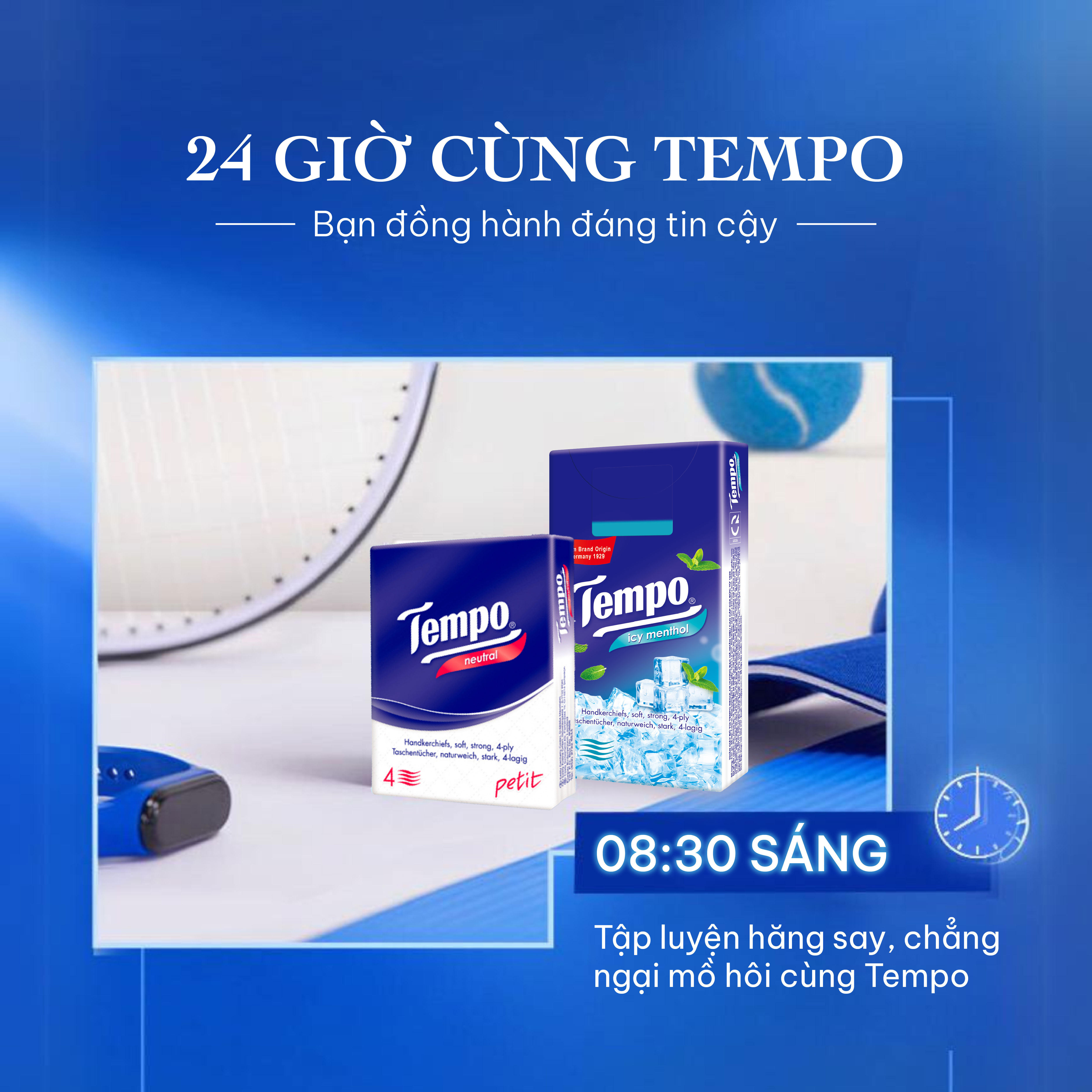 [MUA 5 LỐC TẶNG 1 LỐC BỎ TÚI REGULAR] Khăn Giấy Bỏ Túi Tempo Regular 10 Gói Bền Dai Thương Hiệu Đức