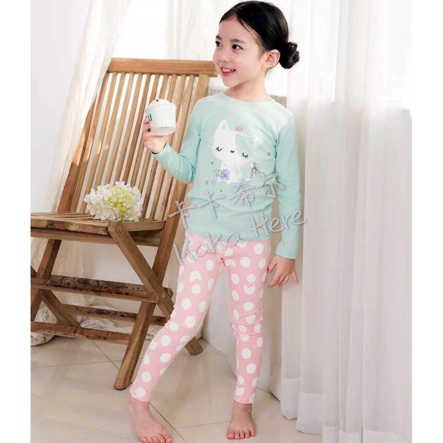 Bộ cotton xuất Hàn cho bé gái