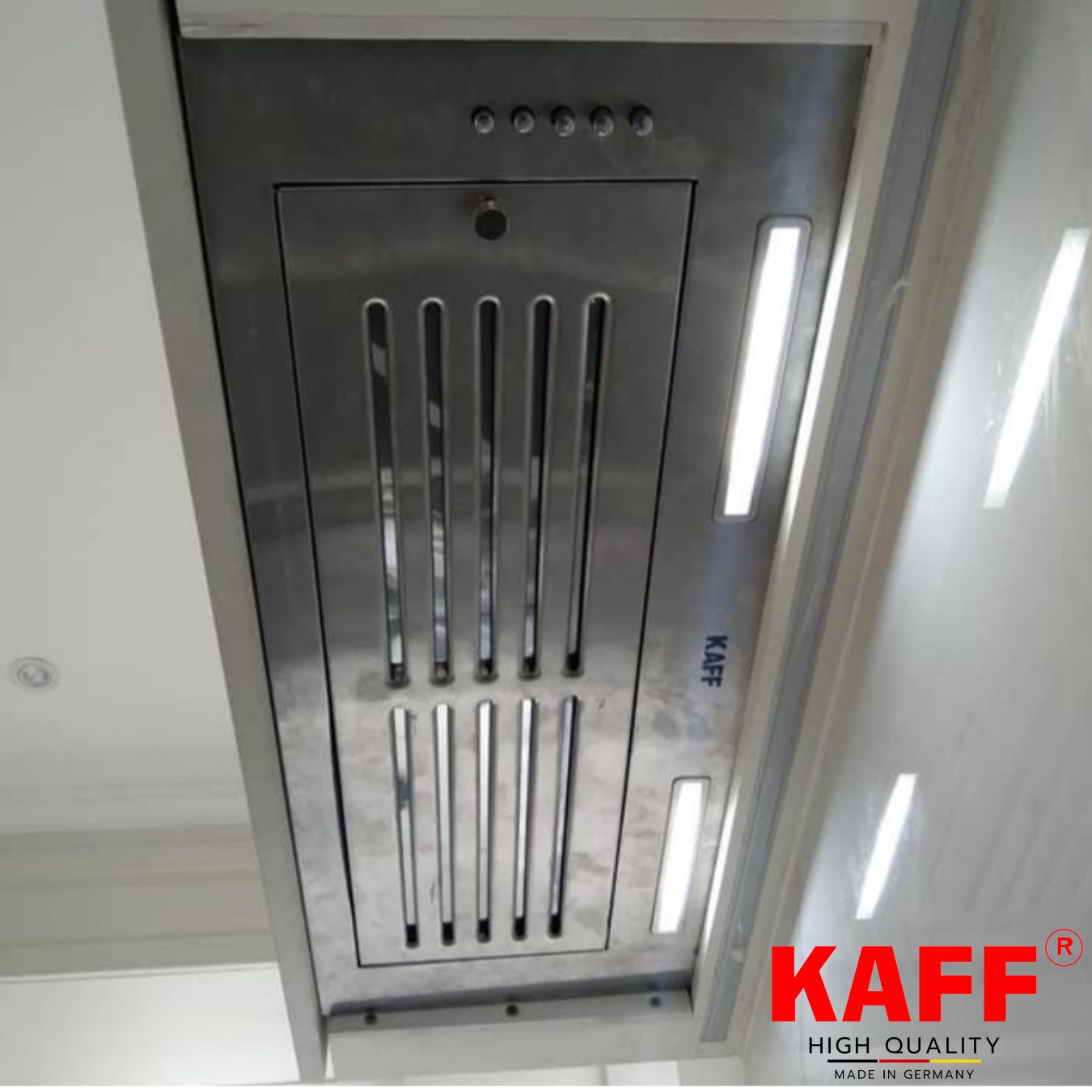 Máy hút mùi âm toàn phần mặt kính cảm ứng 700mm KAFF KF-BI70PR Tặng bộ lọc than thay thế - Hàng Chính Hãng