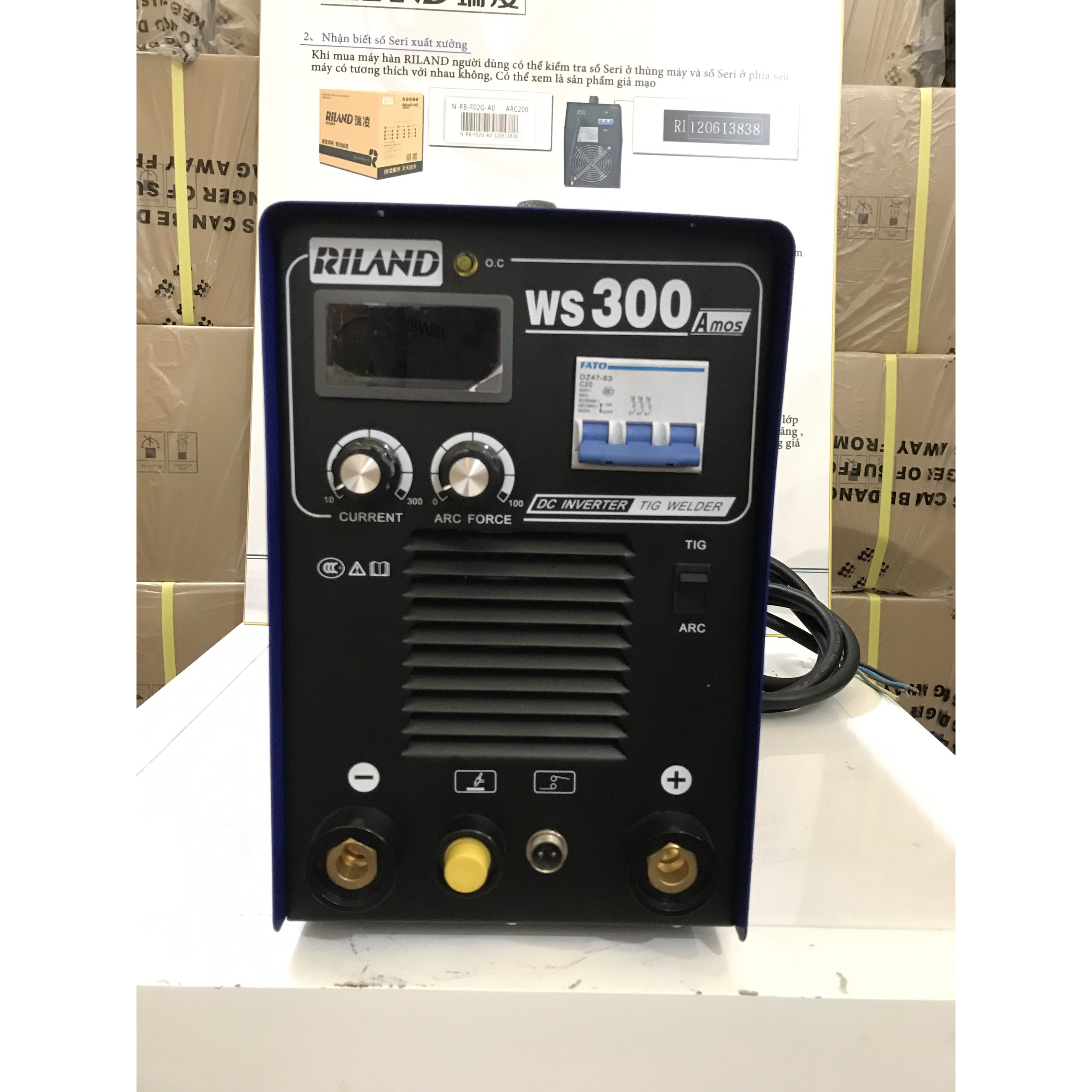 Máy hàn TIG Riland DC TIG 300A ( WS 300A ) Inverter