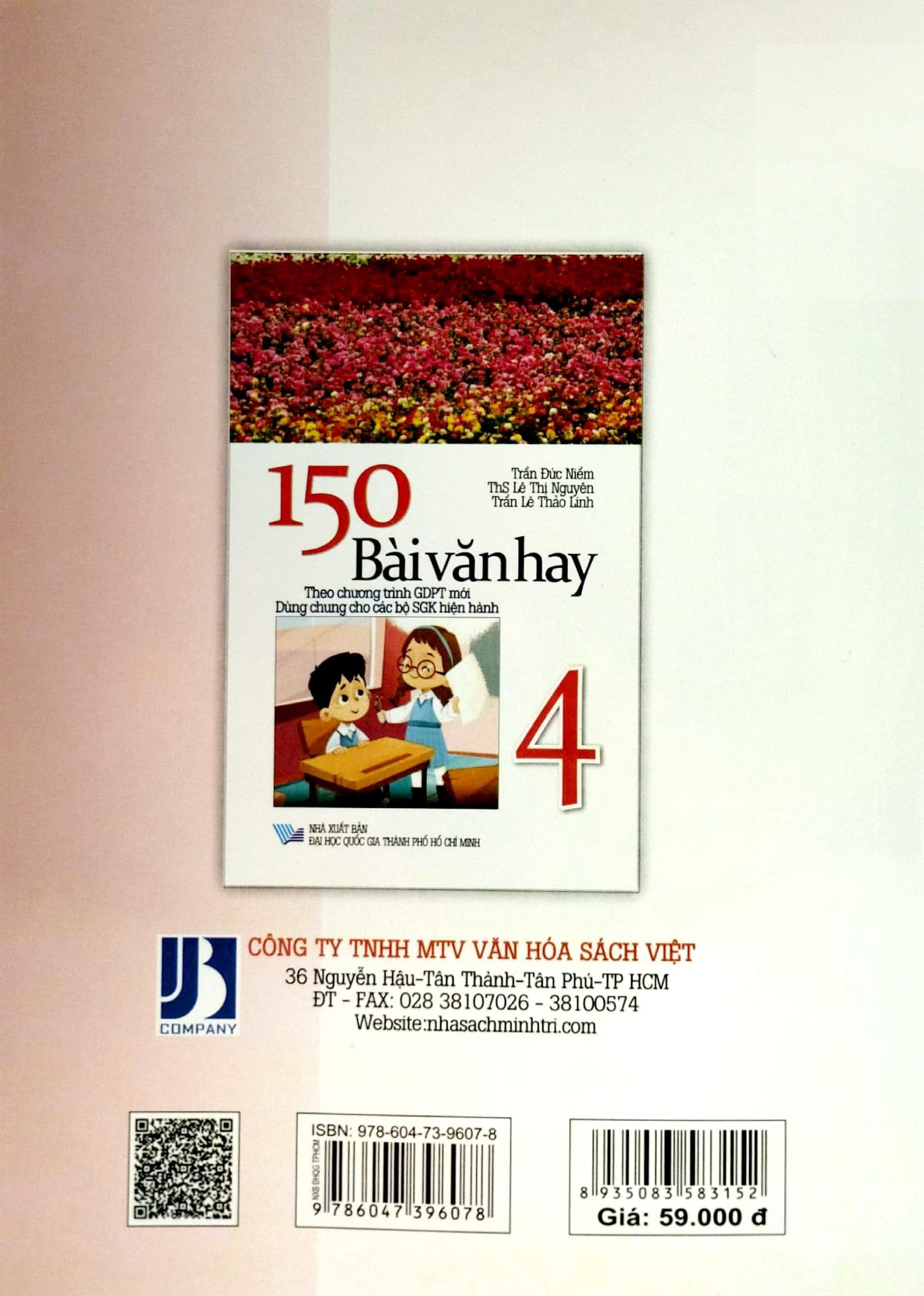 150 Bài Văn Hay Lớp 4 (Theo Chương Giáo Dục Phổ Thông Mới)