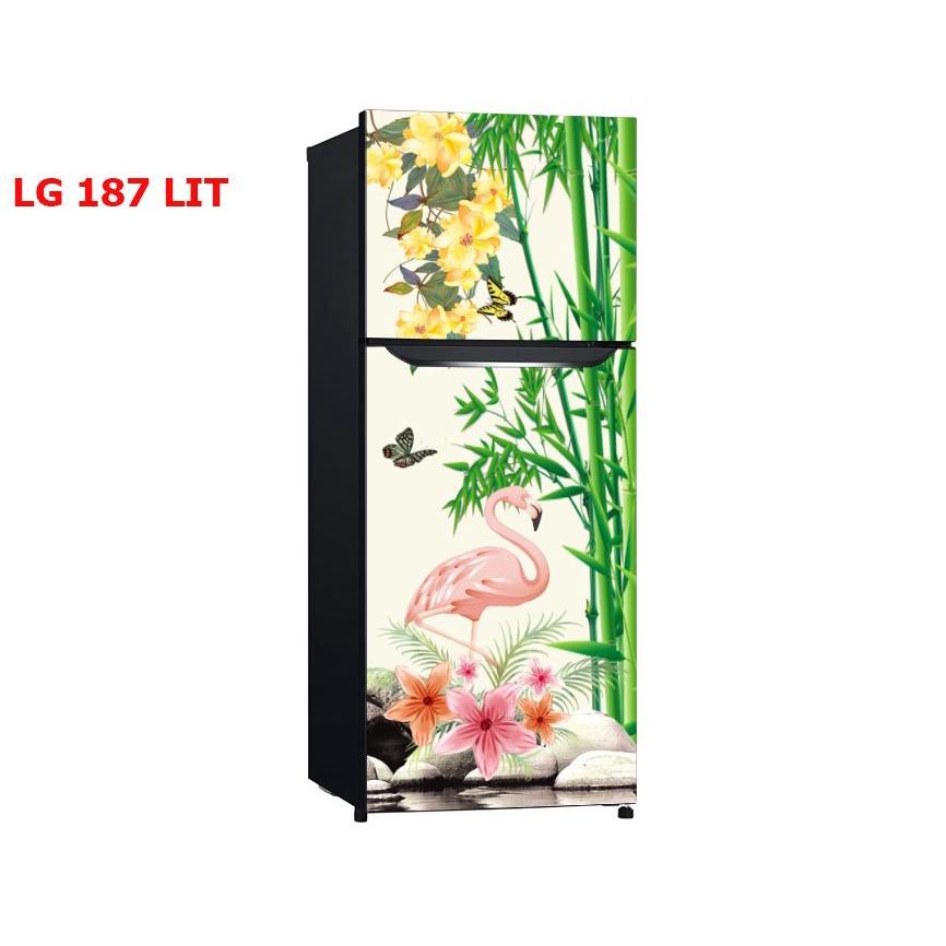 DECAL DÁN TỦ LẠNH MẪU HỒNG HẠC 5 ĐẸP - BỀN - SANG