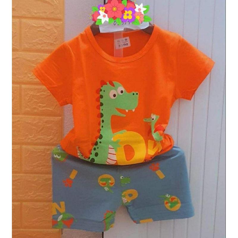 Bộ Cộc Tay Cotton Xuất Hàn bé trai bé gái size đại 22-40kg chất đẹp