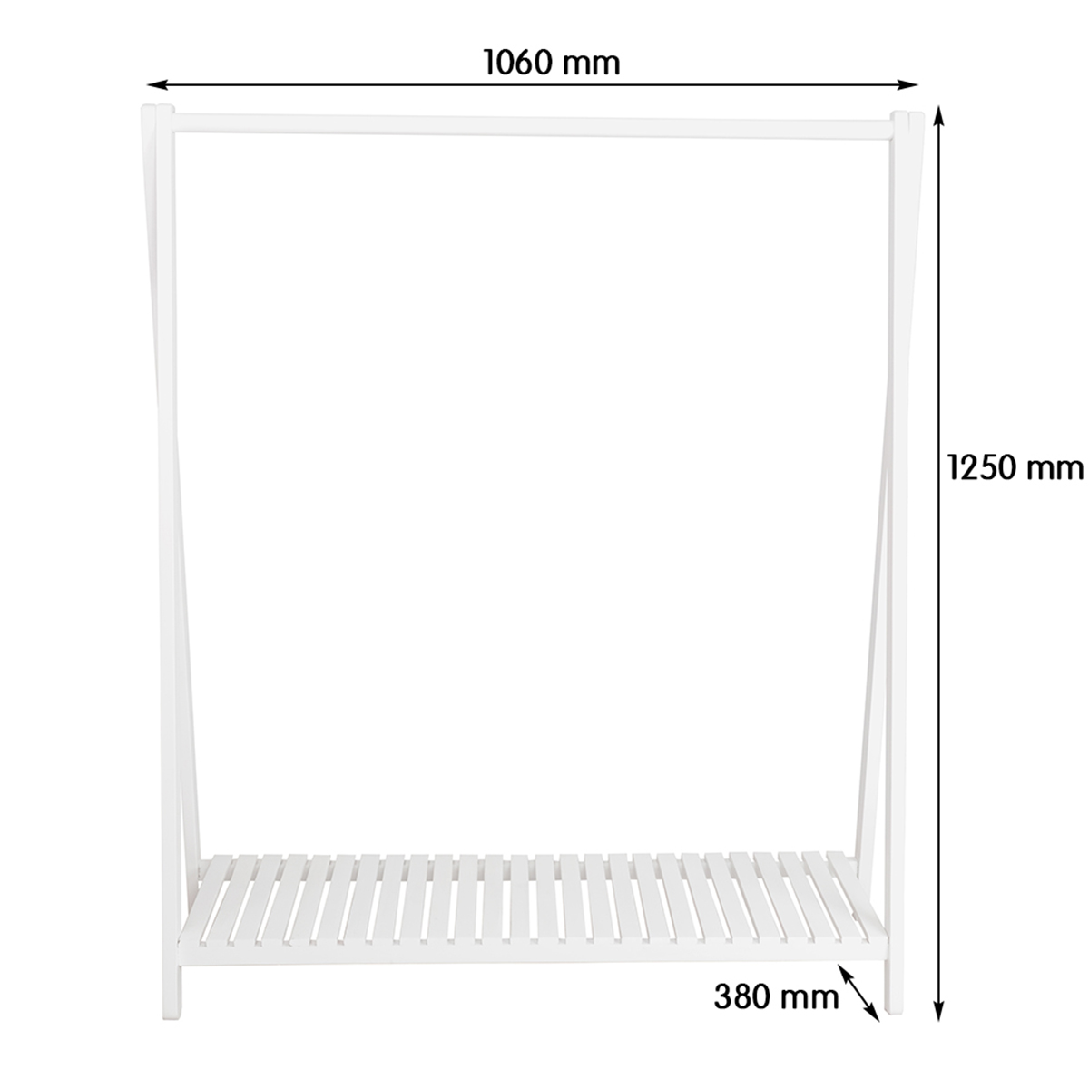 Giá Treo Quần Áo Gỗ BEYOURs - Kệ Gỗ Cây Sào Treo Đồ A-Hanger 1FL Lắp Ráp Dễ Dàng - Nội Thất Phòng Ngủ