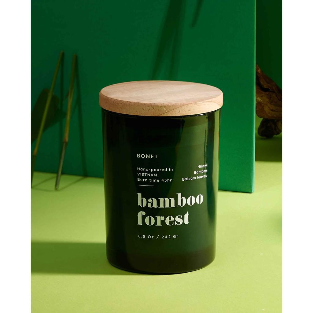 Nến thơm BONET hương Gỗ Bamboo Forest 242gr