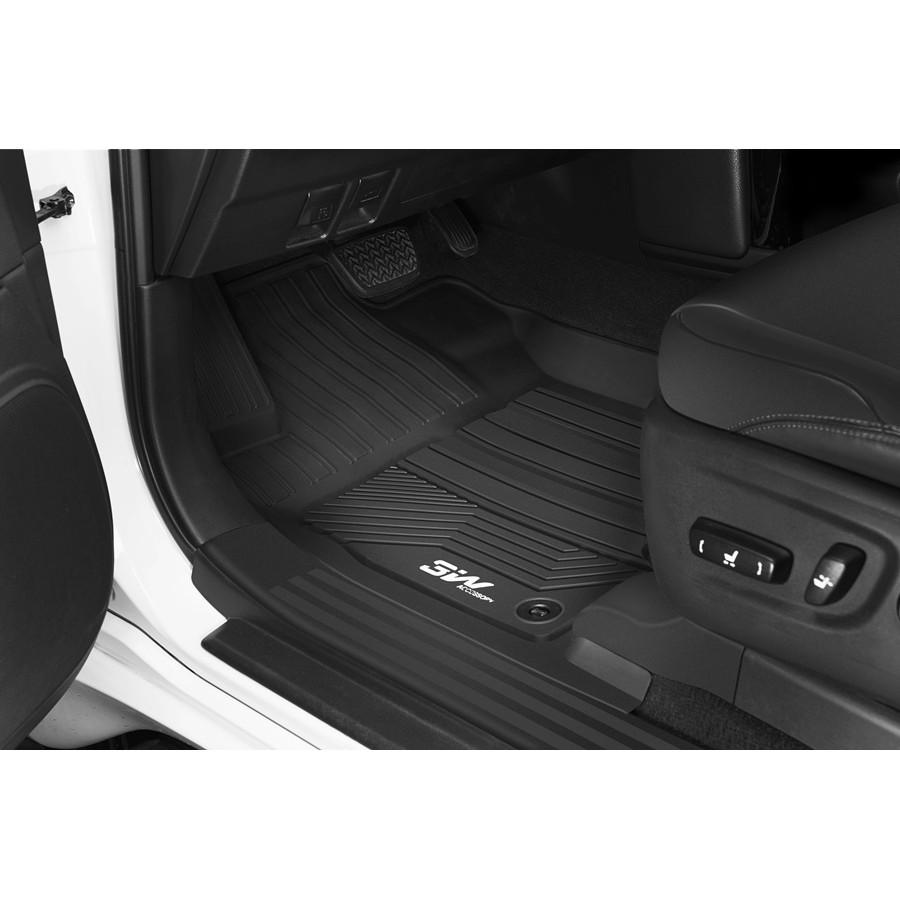 Thảm lót sàn ô tô TOYOTA RAV4 2013-2018 Nhãn hiệu Macsim 3W chất liệu nhựa TPE đúc khuôn cao cấp - màu đen