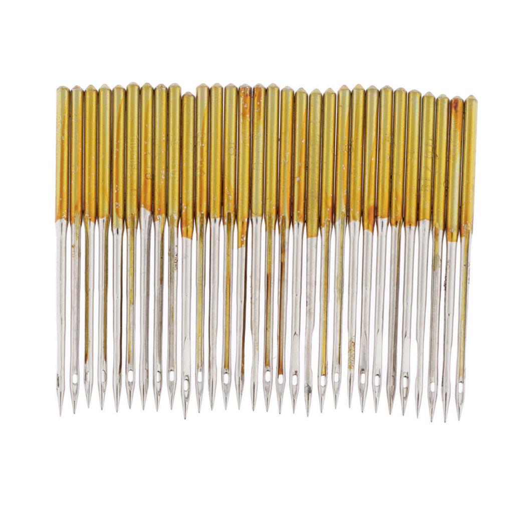 Pack of 30 Domestic Sewing Machine Needle Stainless Steel Anti-jumper Needle