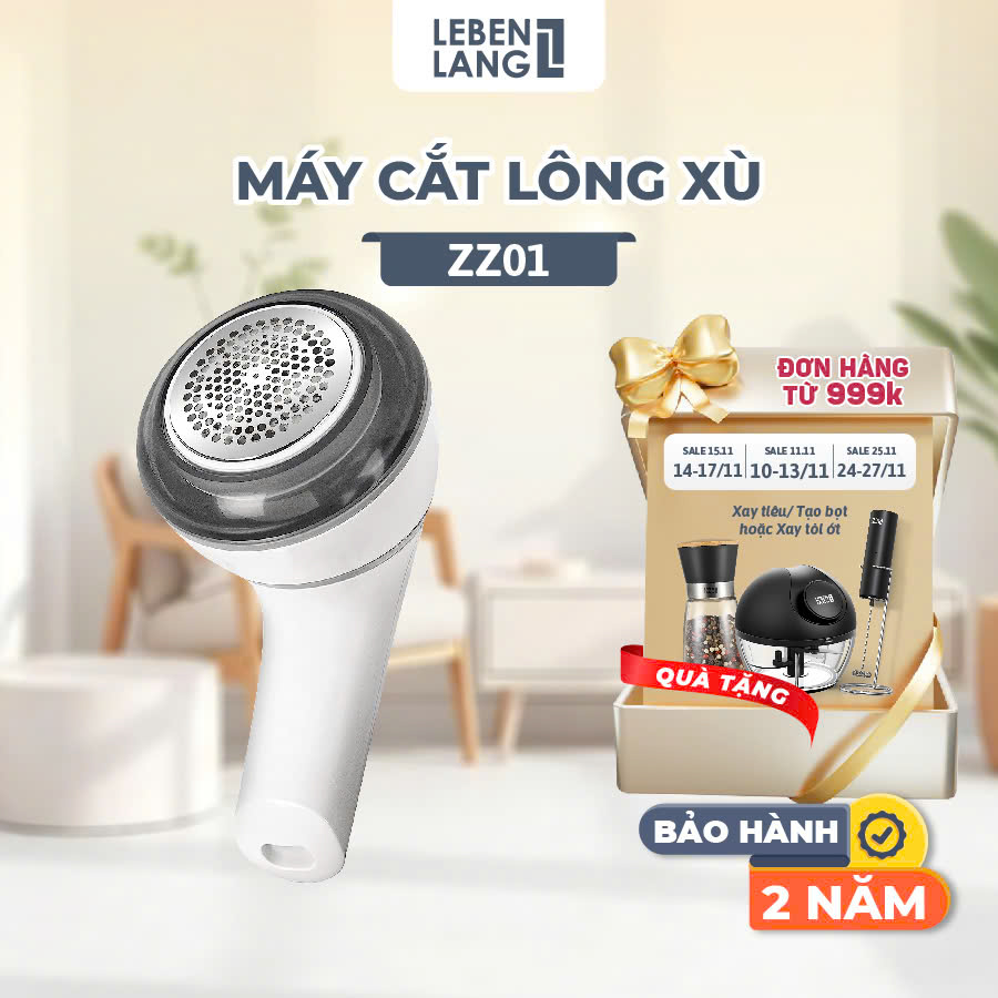Máy cắt lông xù Lebenlang ZZ01, công suất 3W, sử dụng lên đến 30 phút, bảo hành 2 năm - hàng chính hãng