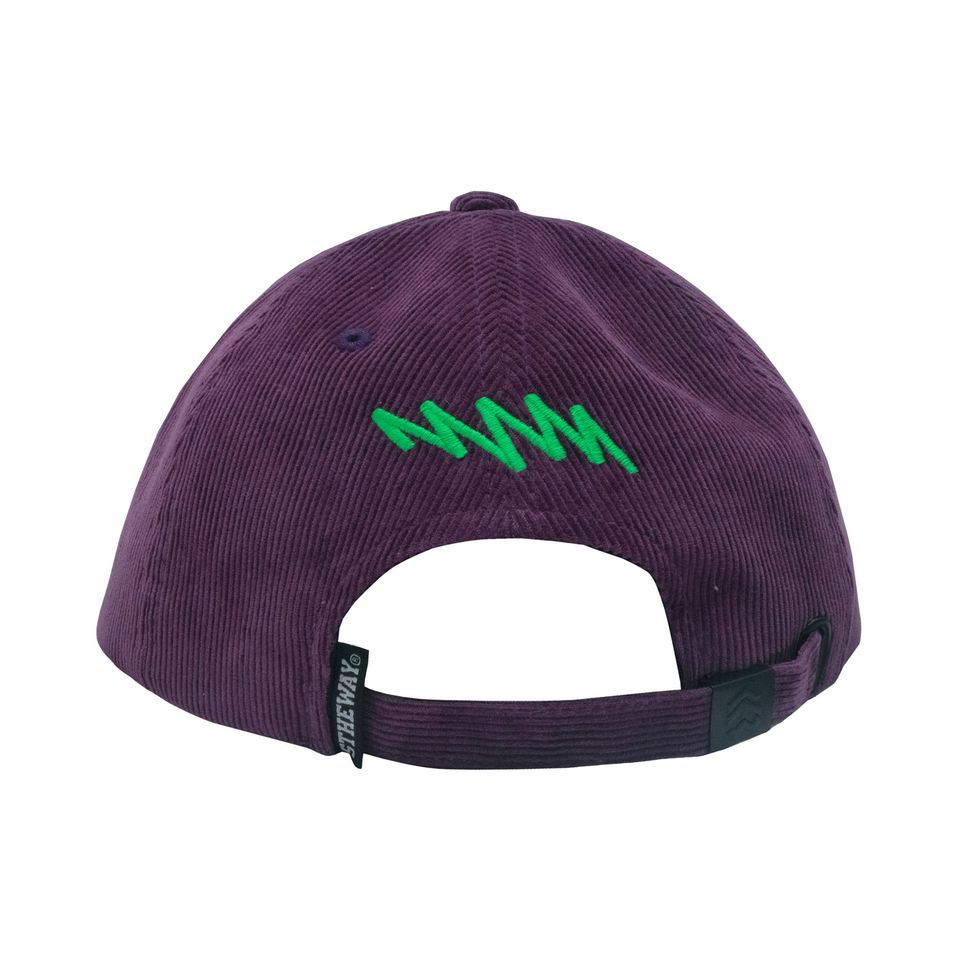 Nón Lưỡi Trai 5THEWAY Tím aka 5THEWAY /over/ Corduroy Dad Cap in PURPLE