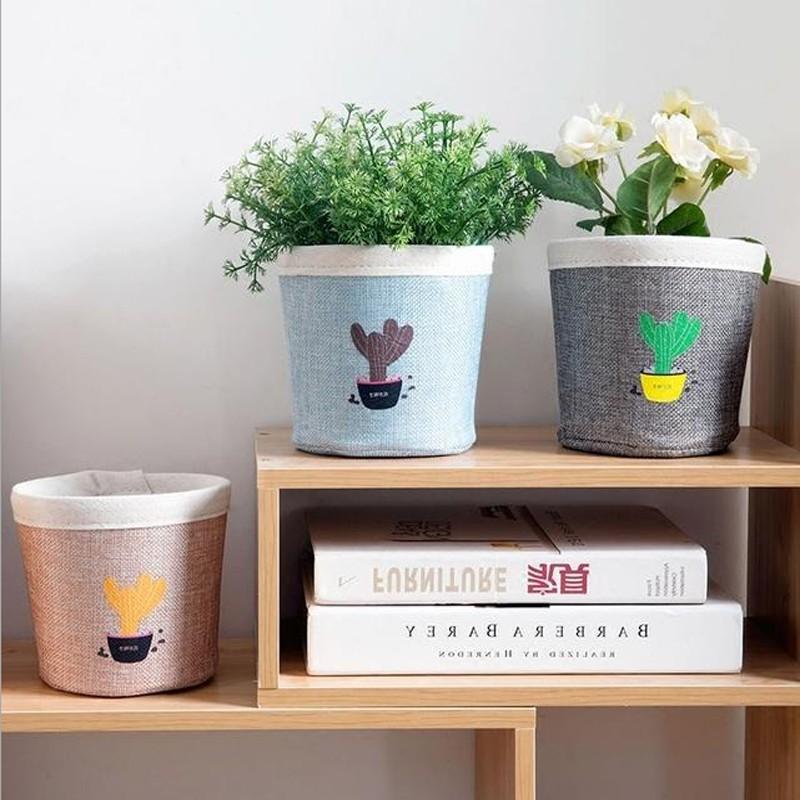 Giỏ chồng cây giỏ trang trí cấy cảnh trong nhà
