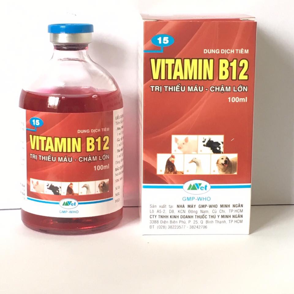 Vitamin B12 cho hoa Lan, cây cảnh - Giải độc cây - Tái tạo tế bào mới (100ml)