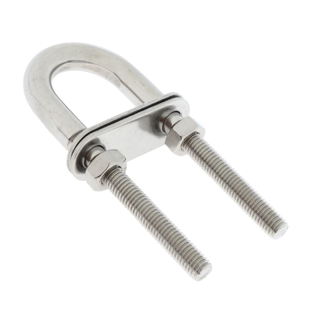 M8*100 Bow Stern Eye, U-Bolt, Boat Hardware 304 Stainless Steel Marine-Grade