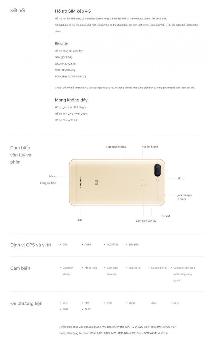 Điện thoại Redmi 6 32GB