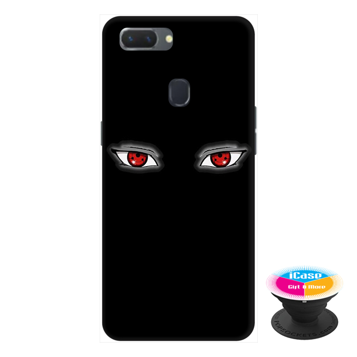 Hình ảnh Ốp lưng điện thoại Oppo A5S hình Đôi Mắt tặng kèm giá đỡ điện thoại iCase xinh xắn - Hàng chính hãng