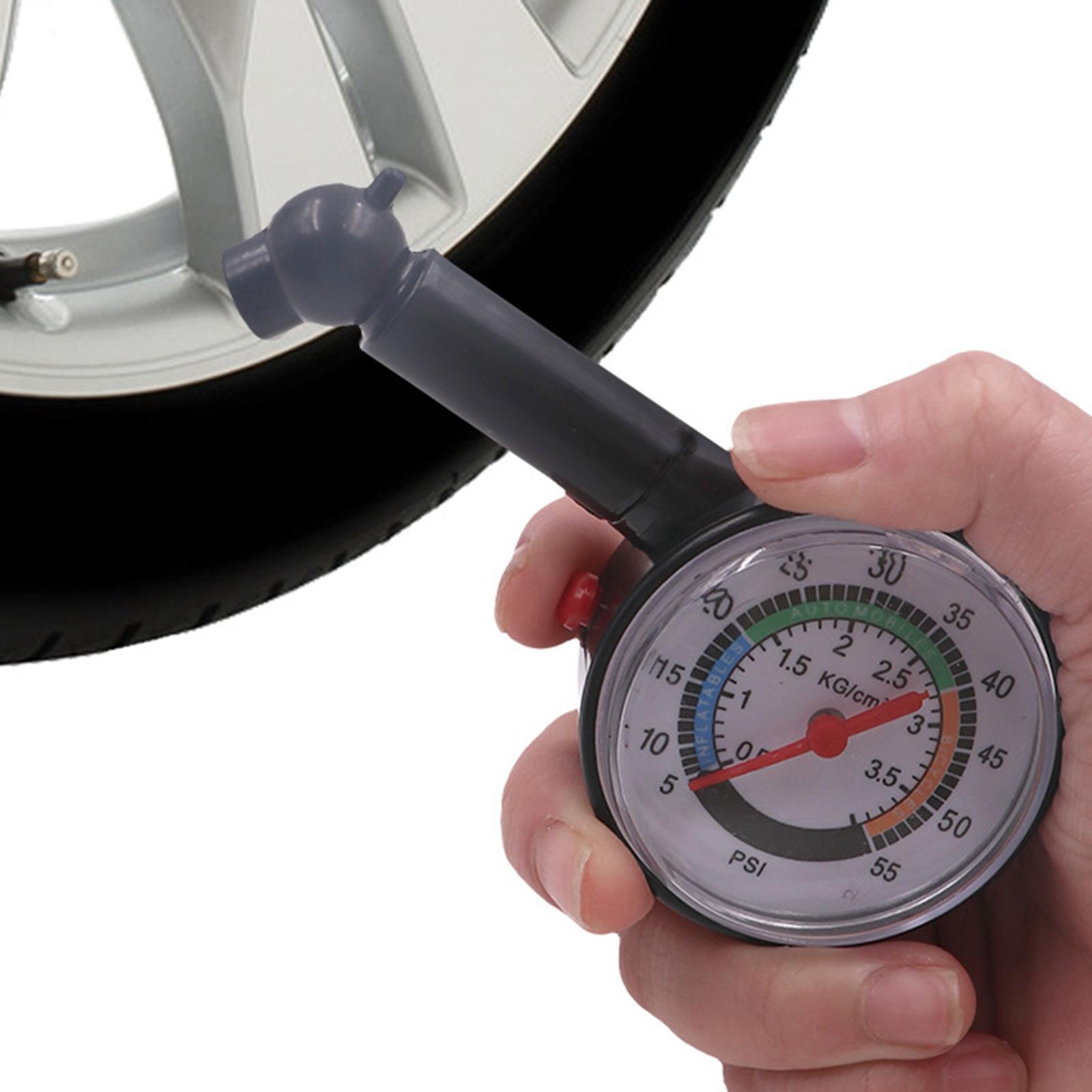 Tire Pressure Gauge Tire Gauge ,Stainless Steel ,Multi Function Mechanical Tire Gauge, Tire Pressure Monitor for Vehicle Motorcycle
