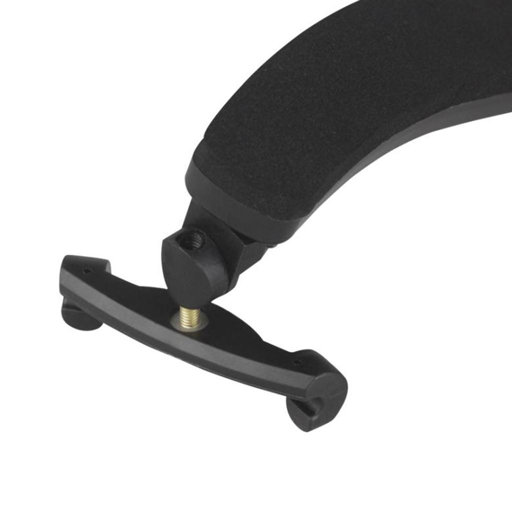 Durable Black Plastic Violins Fiddle Shoulder Rest for 3/4 4/4 Violin