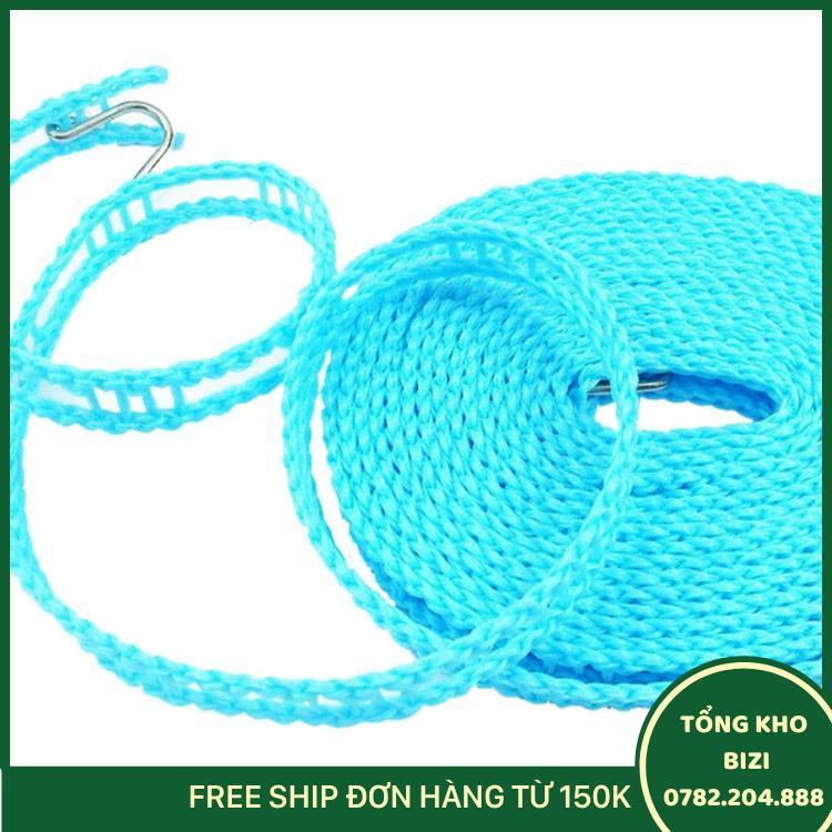 Combo 3 Dây Phơi Quần Áo Thông Minh Siêu Chắc (5M/Dây) - Free Ship Toàn Quốc