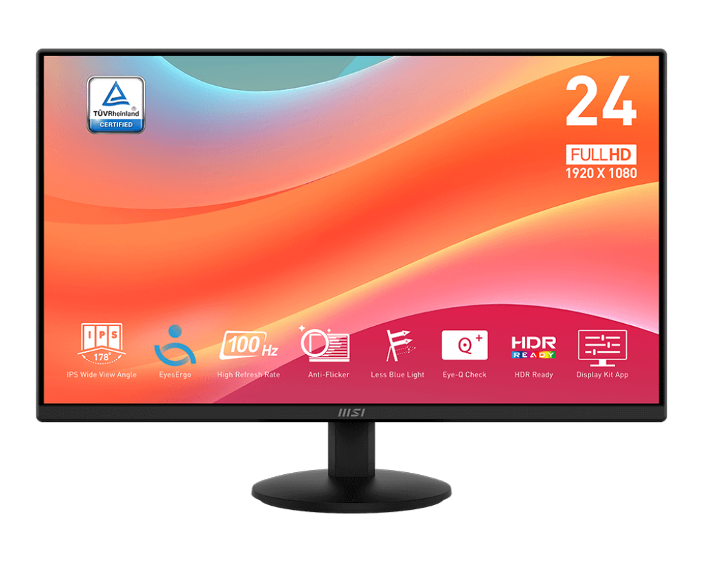 Màn hình MSI PRO MP242L 23.8 inch FHD IPS 100Hz 1ms - Hàng Chính Hãng