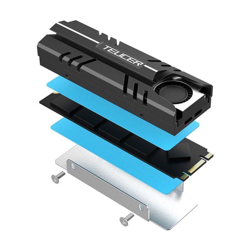 Quạt TảN NhiệT M.2 M2 2280 SSD PCIE NVME KèM QuạT TảN NhiệT