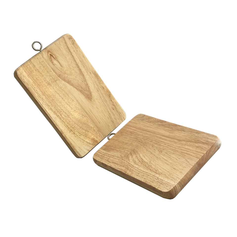 Thớt gỗ hình chữ nhật có móc treo 100% bằng gỗ beech nhập khẩu