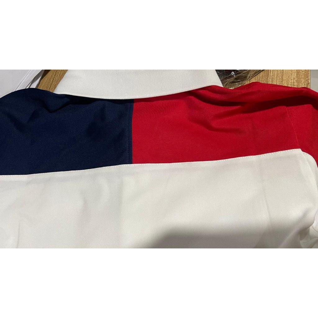 Áo Thun Polo unisex from rộng Có Cổ Vải Cá Sấu Trơn Trắng Phối màu 4 kiểu GSR 43