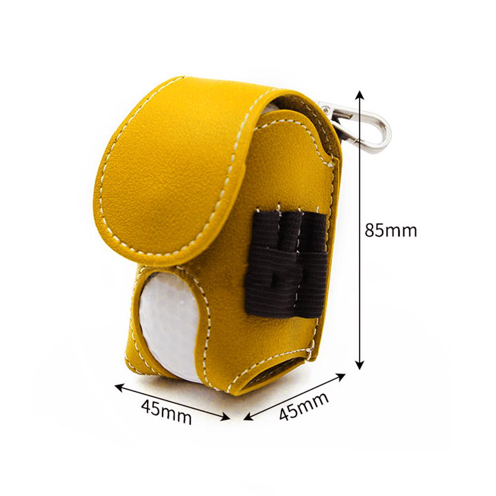 Túi golf đánh dấu bóng golf Key Túi xách nhỏ ví nhỏ ngoài trời khóa kéo dây đeo đai Color: Black