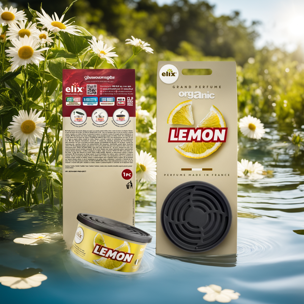 Sáp Thơm để Taplo Ô tô Elix - Hương Lemon (Chanh)