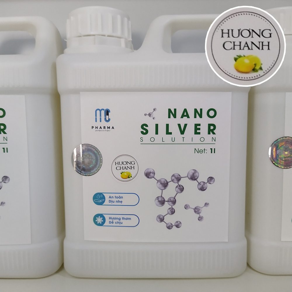 Dung dịch Nano Bạc MC Pharma khử mùi khử khuẩn cho xe ô tô, nhà cửa, văn phòng dùng cho máy phun khói