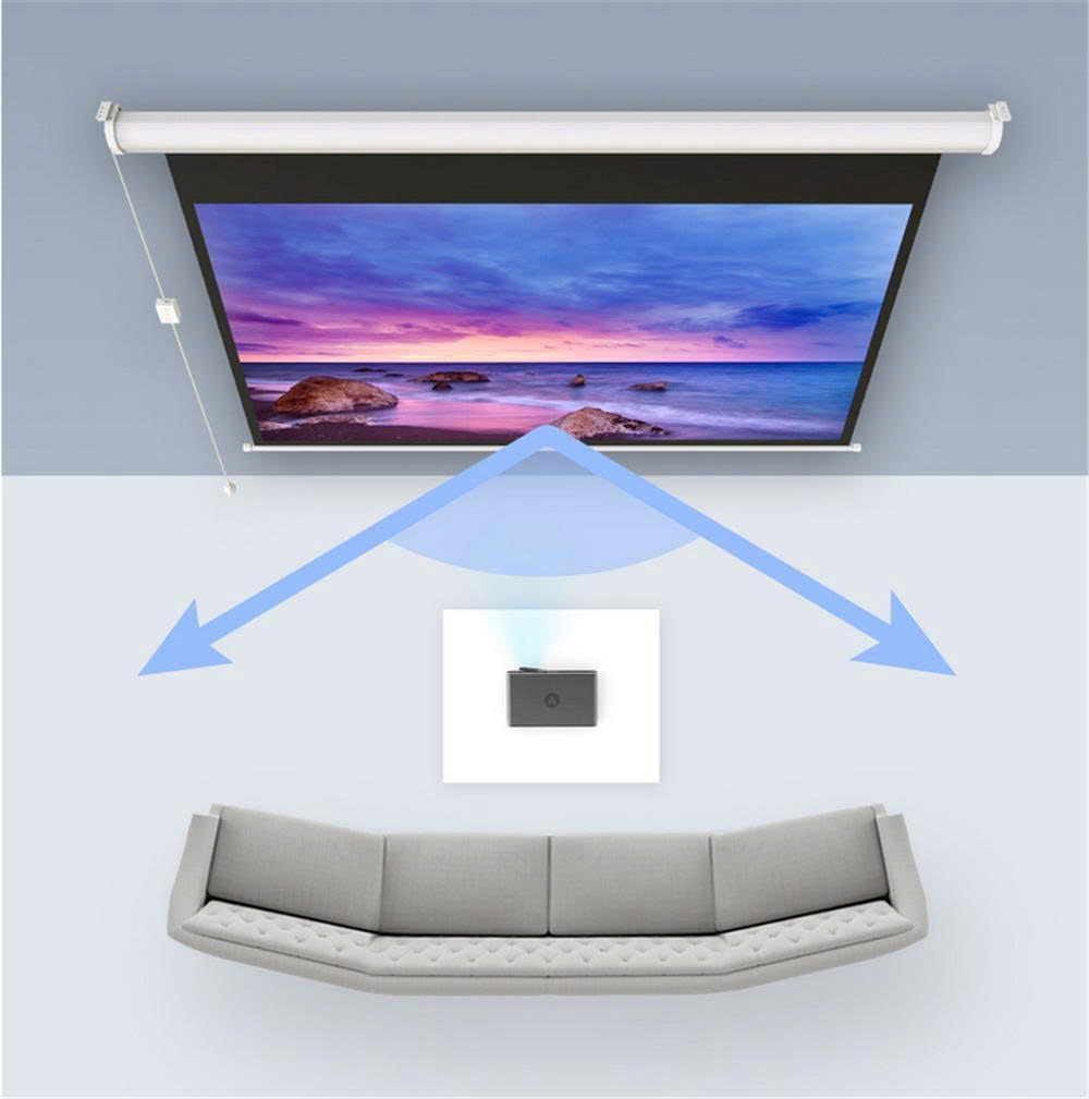 Màn chiếu điện điều khiên remote Apollo/ Prima chính hãng kích thước 85 inch tới 300 inch - Hàng nhập khẩu