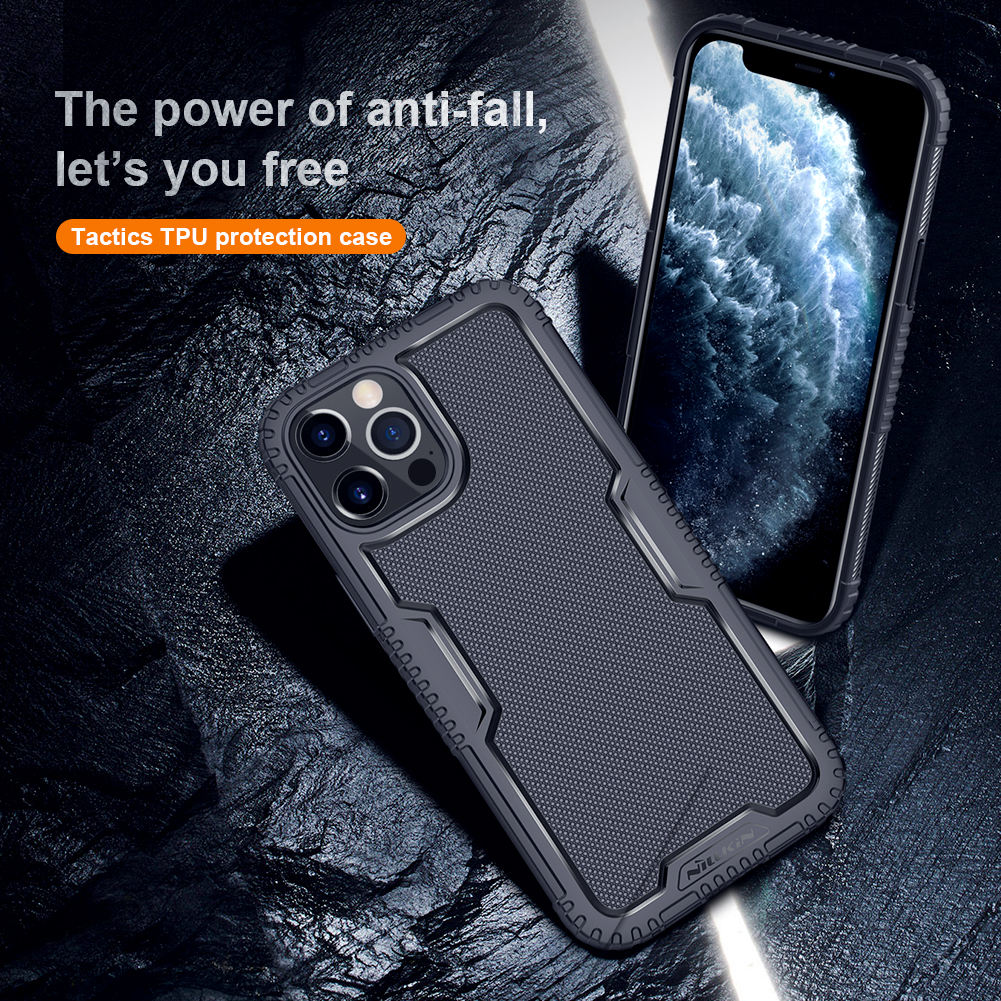 Ốp lưng chống sốc tản nhiệt hiệu Nillkin RIICH TPU cho iPhone 12 / iPhone 12 Pro / iPhone 12 Pro Max hỗ trợ tản nhiệt cho điện thoại, trang bị khả năng chống sốc cực tốt - Hàng chính hãng