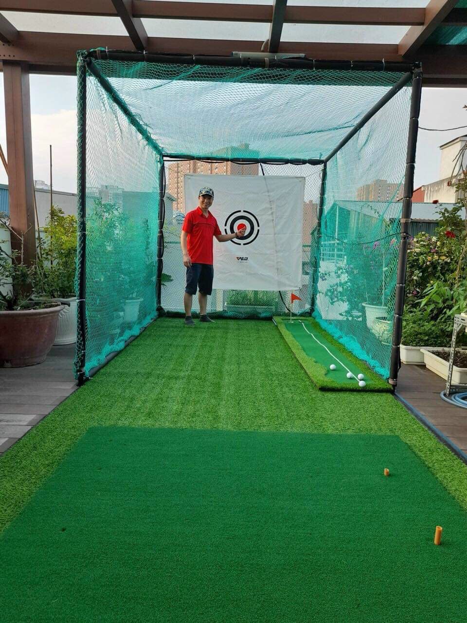 HỒNG TÂM PHÁT BÓNG GOLF  KÍCH THƯỚC 1.,5m x1,5m