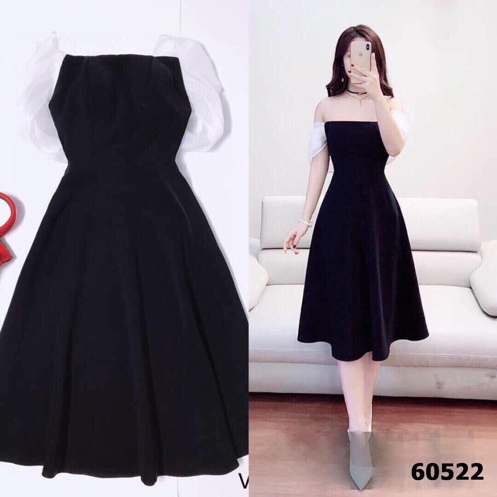 Đầm xòe tiểu thư phối voan cực đẹp