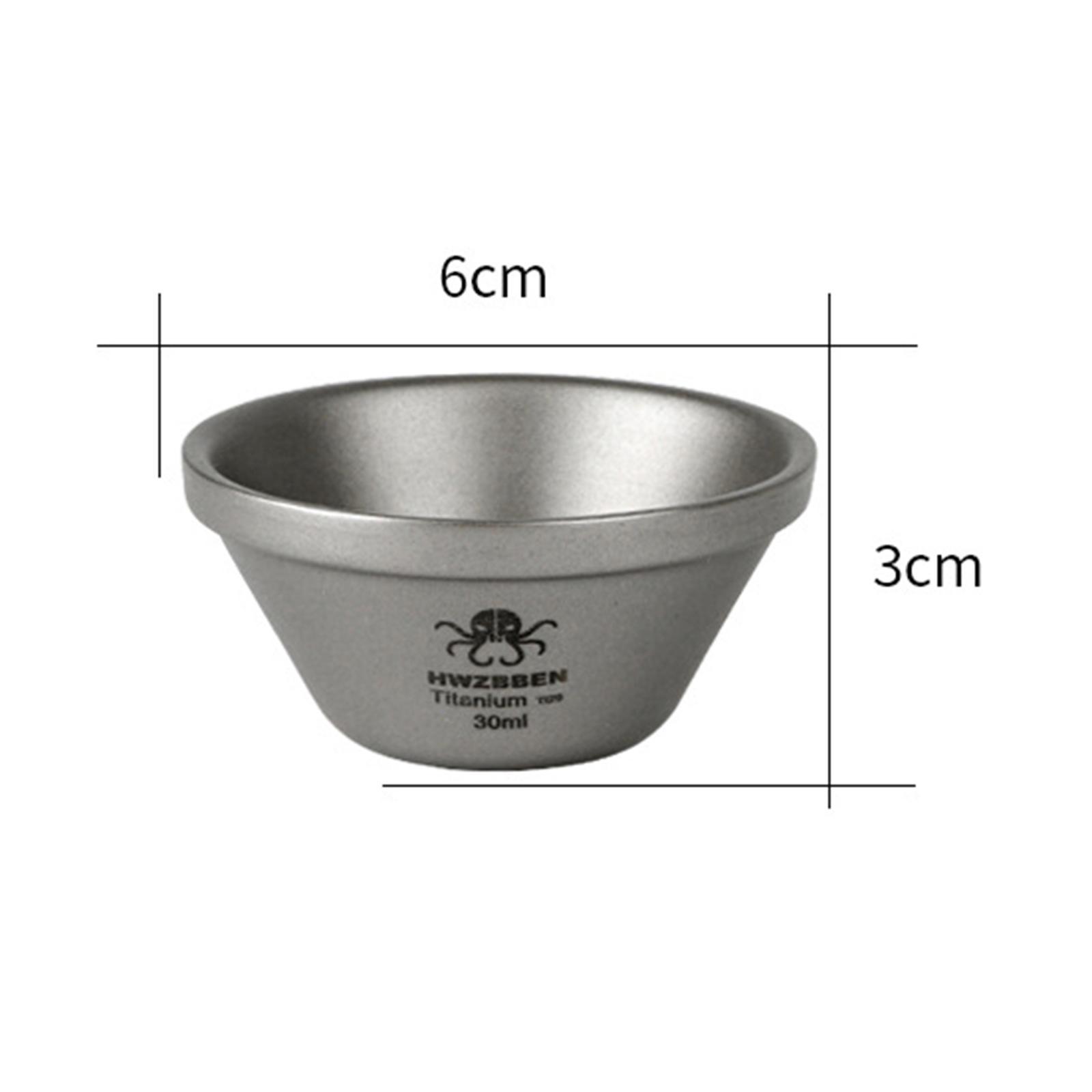 Titanium Cup Double Wall Coffee Cups Liquor Cup Mug Beer Cup Tea Drink Cup for Camping Water