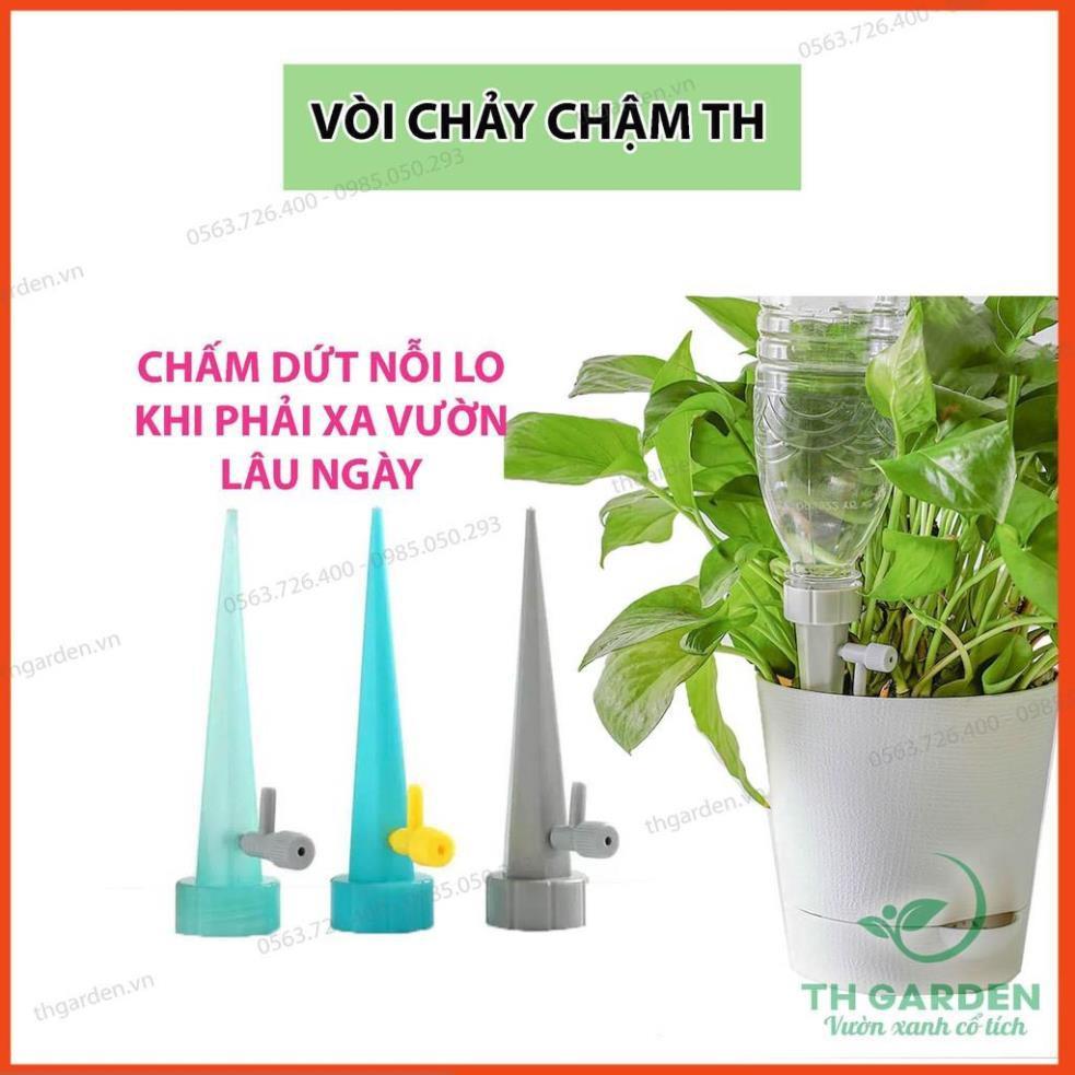 12 VÒI TƯỚI NƯỚC NHỎ GIỌT CHẢY CHẬM TỰ ĐỘNG - Lắp vừa nhiều mẫu chai 208801-1 (lavie, trà xanh 0 độ...)