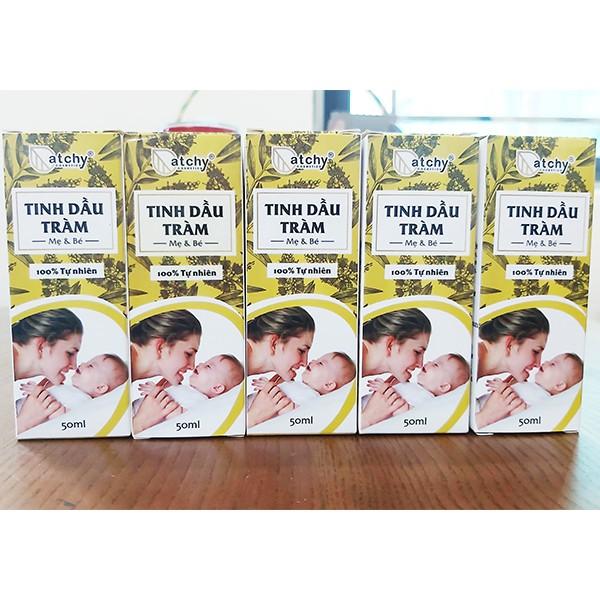 |Chính hãng| Tinh dầu tràm tự nhiên chăm sóc sức khỏe cho bé yêu, chai 50ml