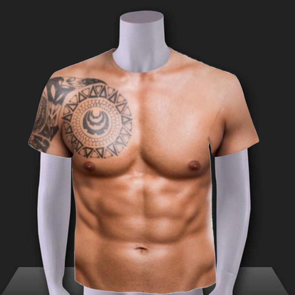 3\' T Shirt Fitness Tee Strongman Breathable Graphic Short Sleeve for Club Party