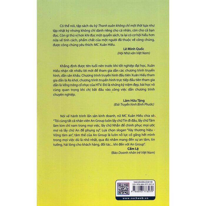 Thanh xuân không chỉ một thời