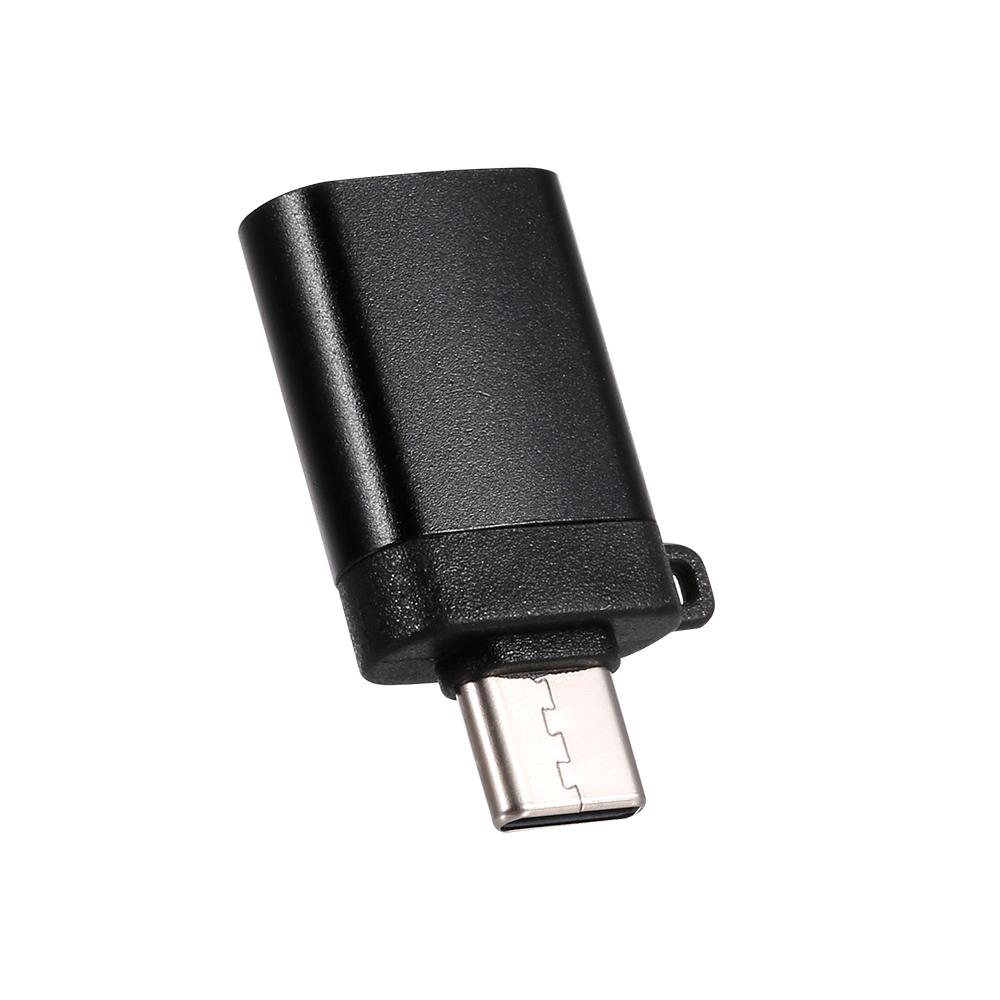 Type-C Adapter Type-C Male to USB3.0 Female OTG Connector Converter Plug and Play Support Mobile Phone Tablet Grey