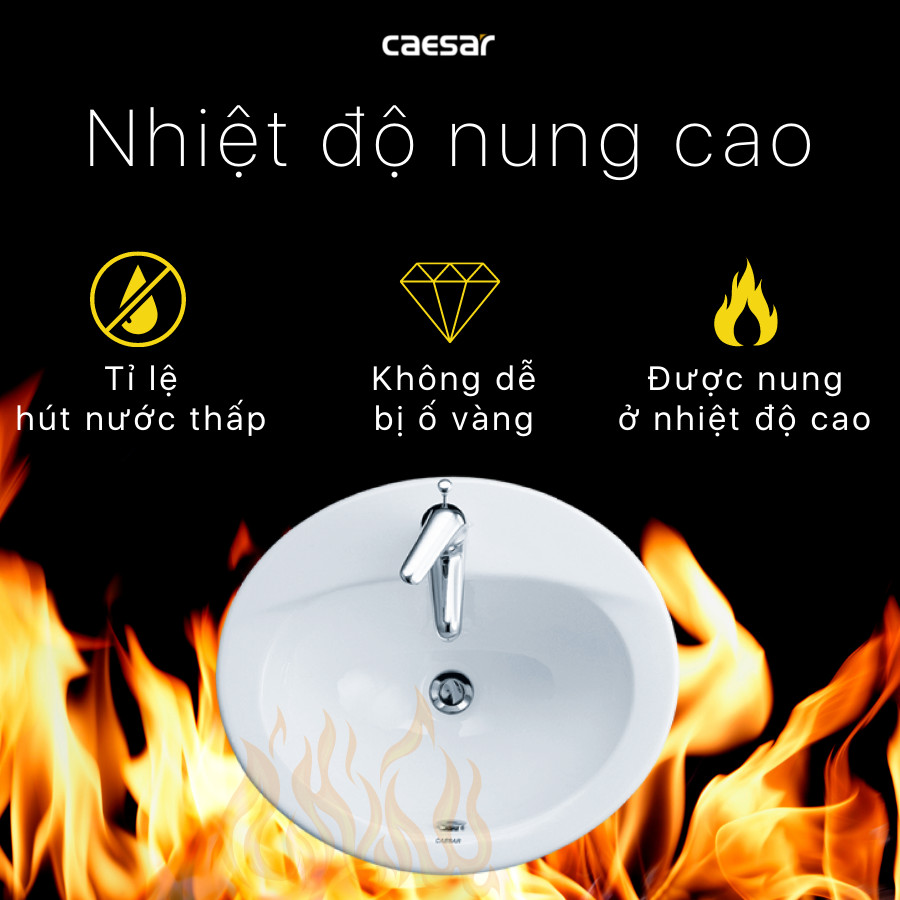 Chậu rửa Lavabo dương bàn L5018 Caesar