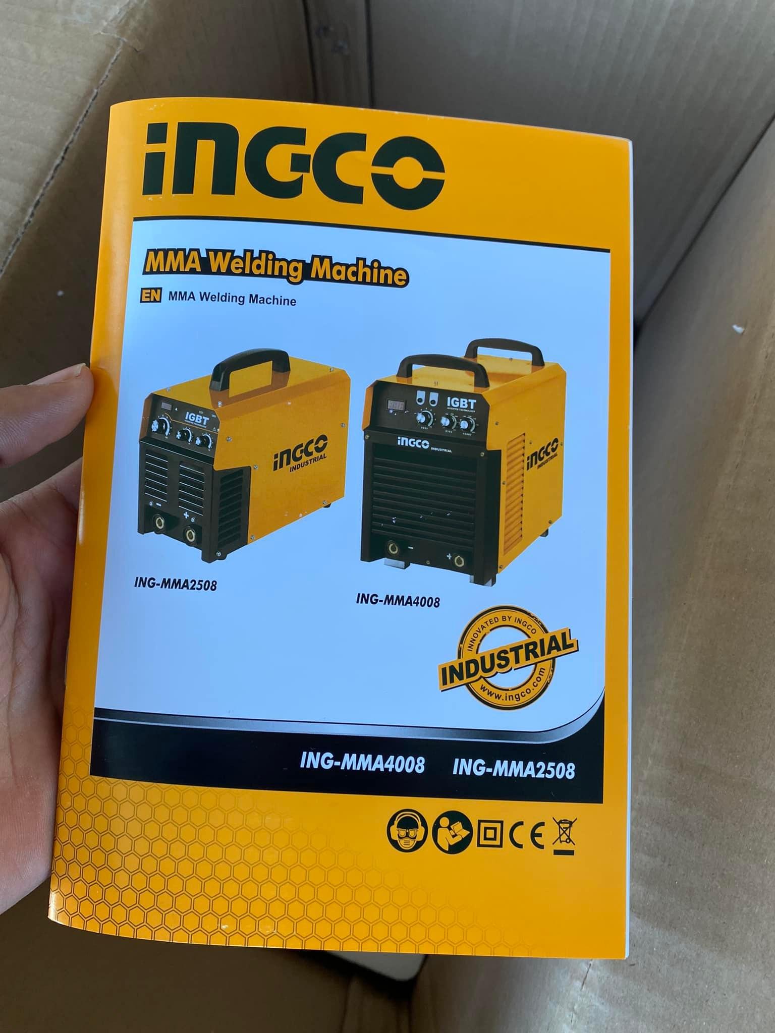MÁY HÀN ĐIỆN TỬ INVERTER 250A INGCO ING-MMA2508 - HÀNG CHÍNH HÃNG