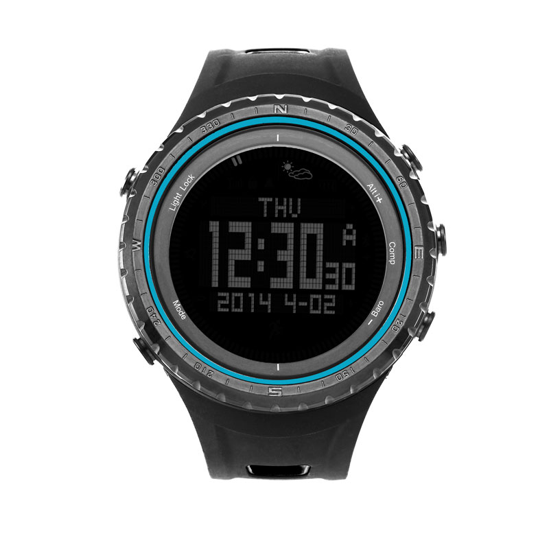 Outdoor Sports Digital Wrist Watch Fr801B Altimeter Barometer Wristwatch - 15 Inches