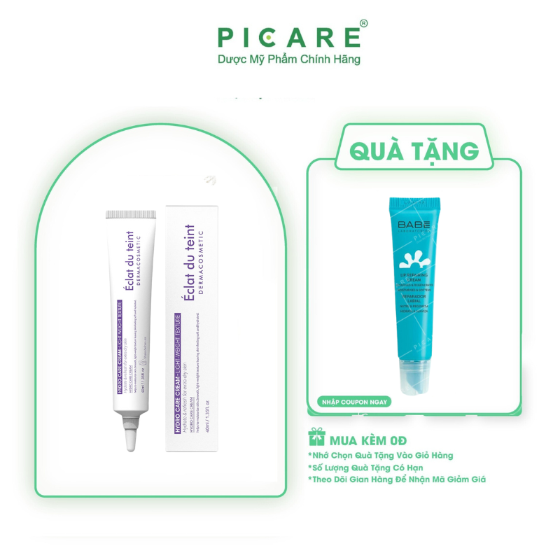 Kem Tái Tạo Và Dưỡng Ẩm Phục Hồi Sau Tổn Thương Éclat Du Teint Hydro Care Cream Light - Weight Texture 40ml