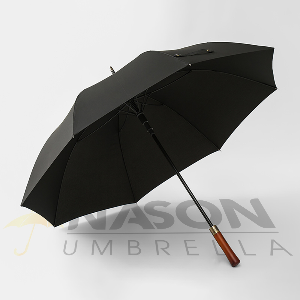 Ô dù cao cấp tán siêu to siêu rộng G30 NASON UMBRELLA Cán gỗ sang trọng khung trợ lực kép chống lật