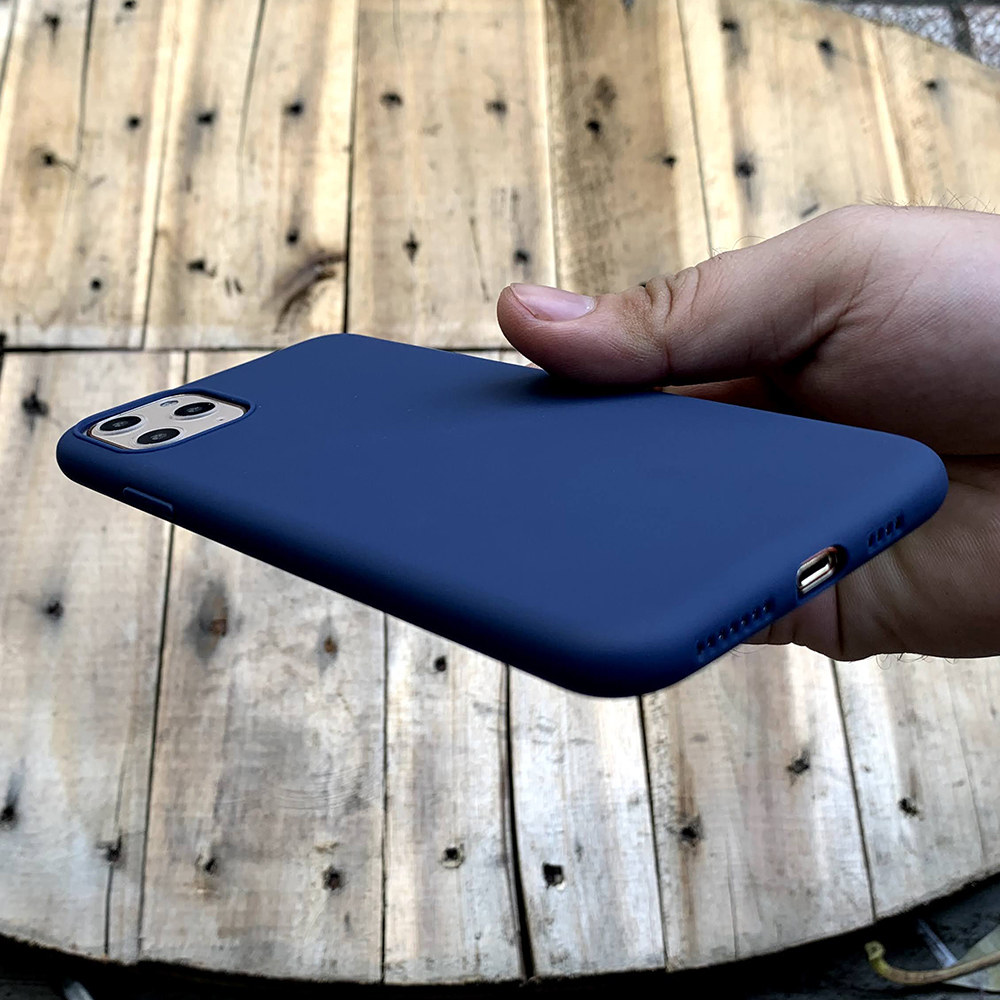 Ốp lưng dẻo mỏng màu xanh dương dành cho iPhone 11 Pro - Hàng chính hãng