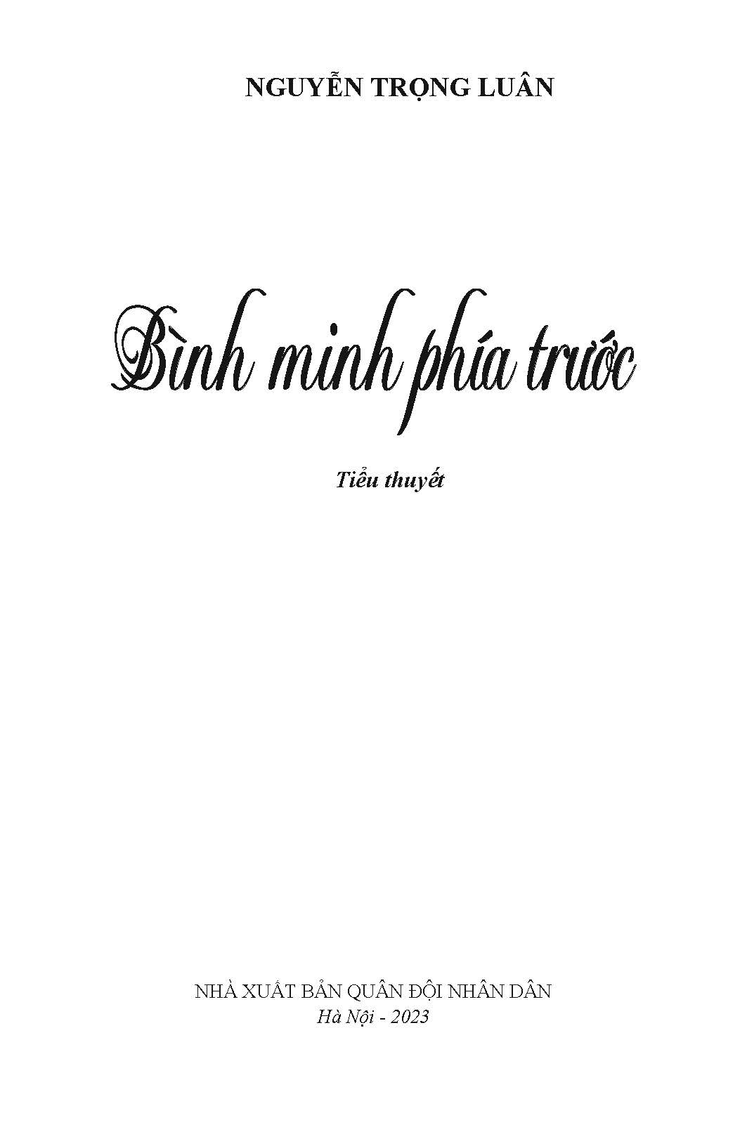 Bình Minh Phía Trước -