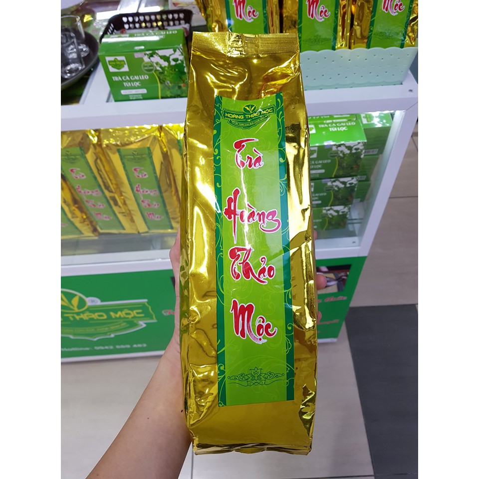 Trà Hoàng Thảo Mộc 200G Hỗ Trợ Điều Trị Đau Dạ Dày, Ổn Định Huyết Áp, Hạ Men Gan , Mỡ Máu Và Ngăn Ngừa Ung Thư Giúp Ngủ Ngon