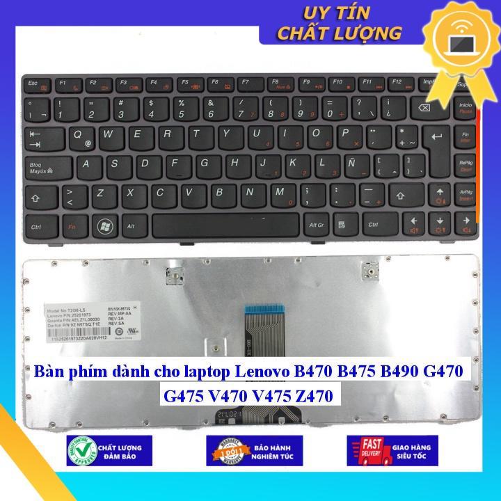Bàn phím dùng cho laptop Lenovo B470 B475 B490 G470 G475 V470 V475 Z470  - Hàng Nhập Khẩu New Seal